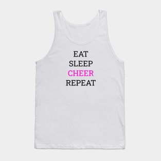 Eat sleep cheer repeart Tee shirt Tank Top